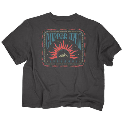 Sun Daze Copper Mountain Crop Short Sleeve Shirt