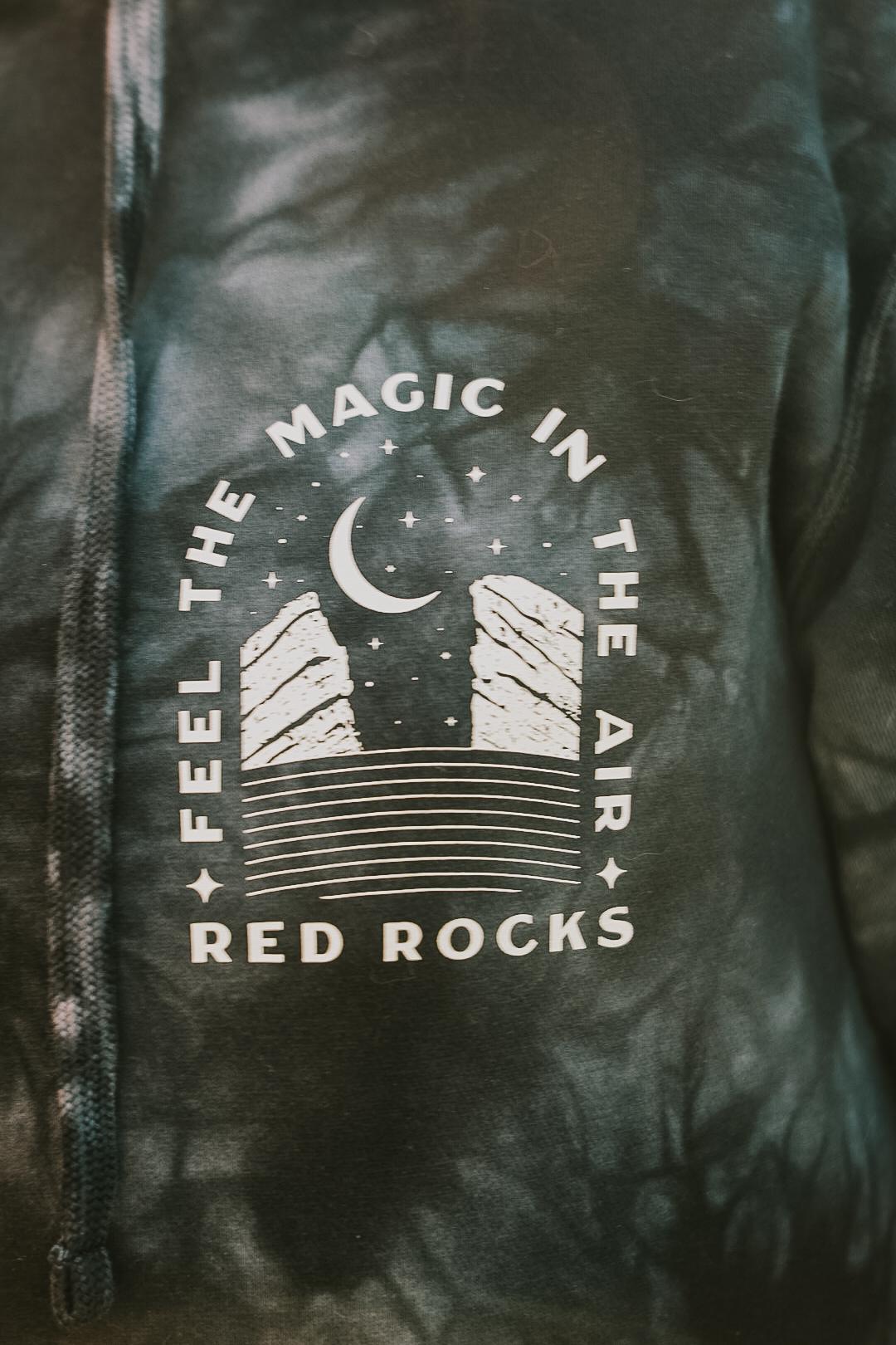 Red Rocks Colorado Tie Dye Hoodie