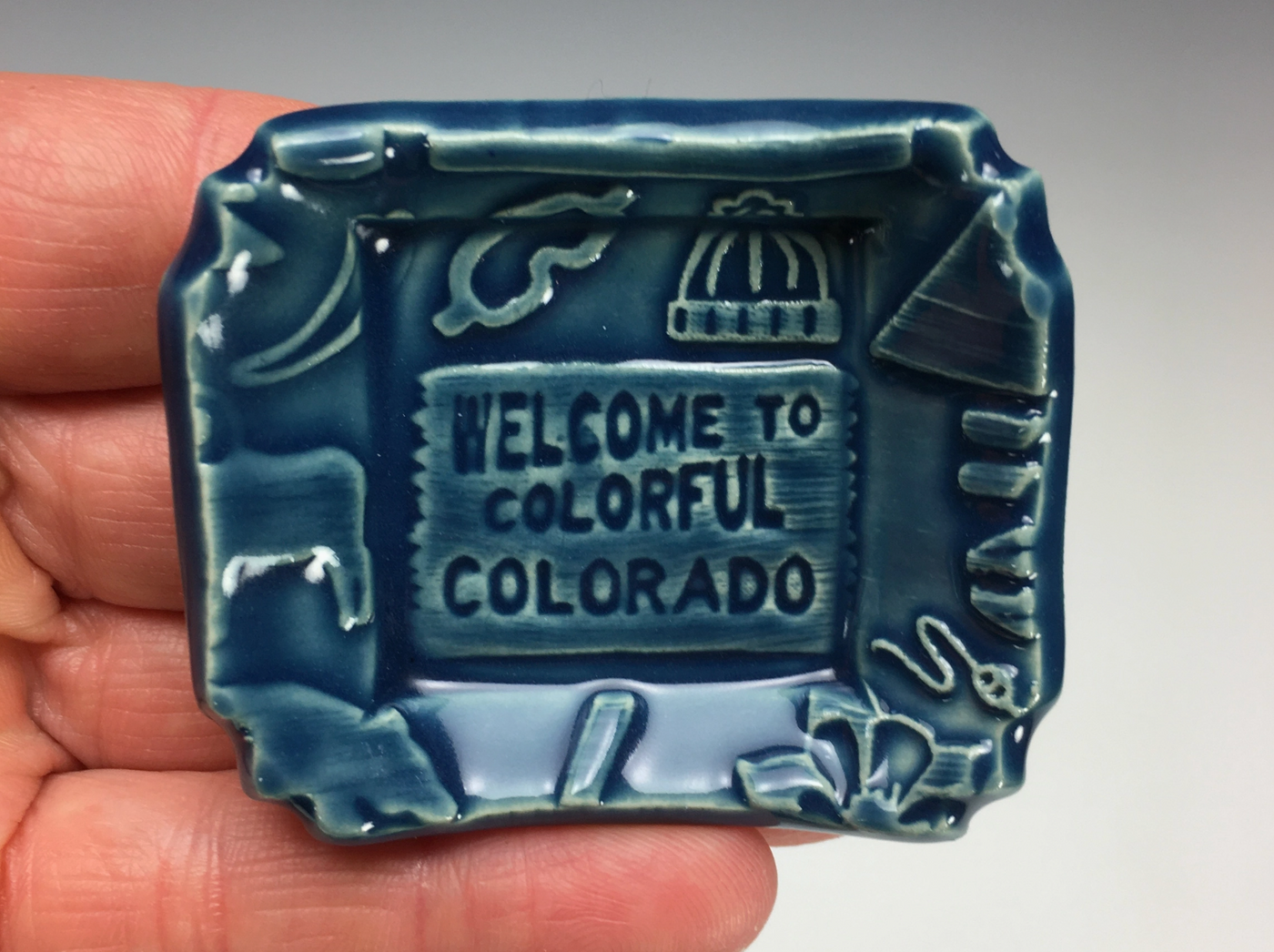 "Welcome To Colorful Colorado" Little Dishes