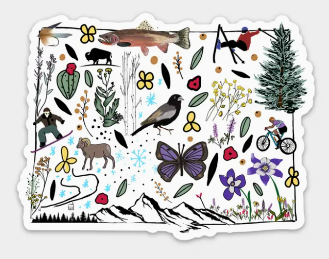 Rocky Mountain Spirit Colorado Stickers