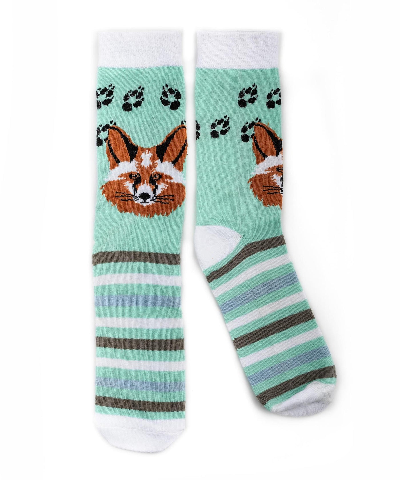 Fox Paws Novelty Socks