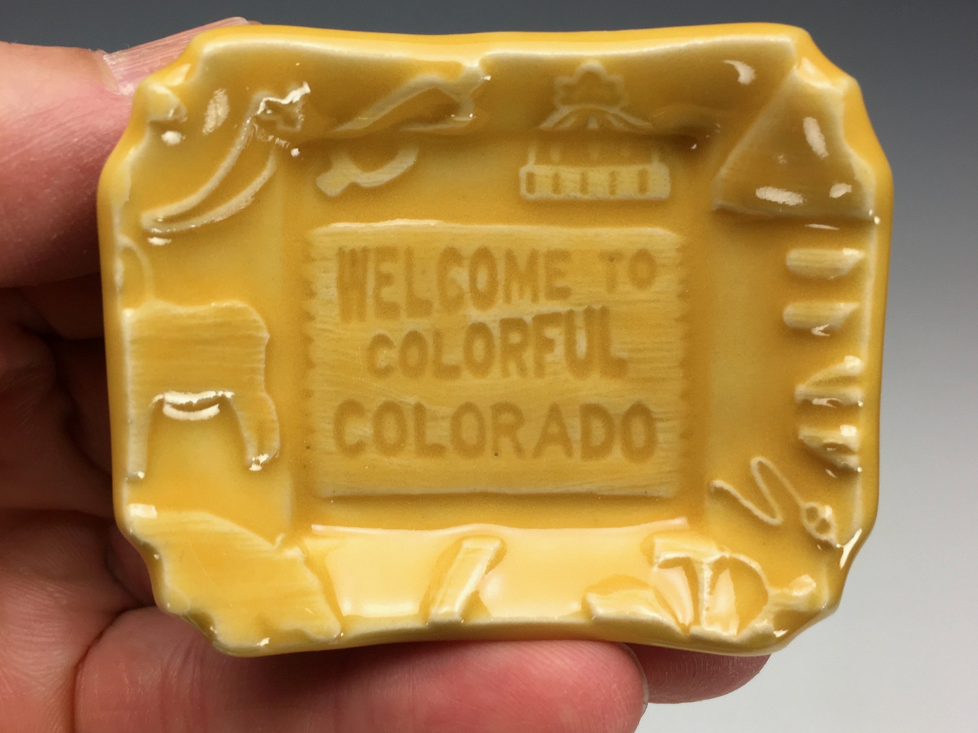 "Welcome To Colorful Colorado" Little Dishes