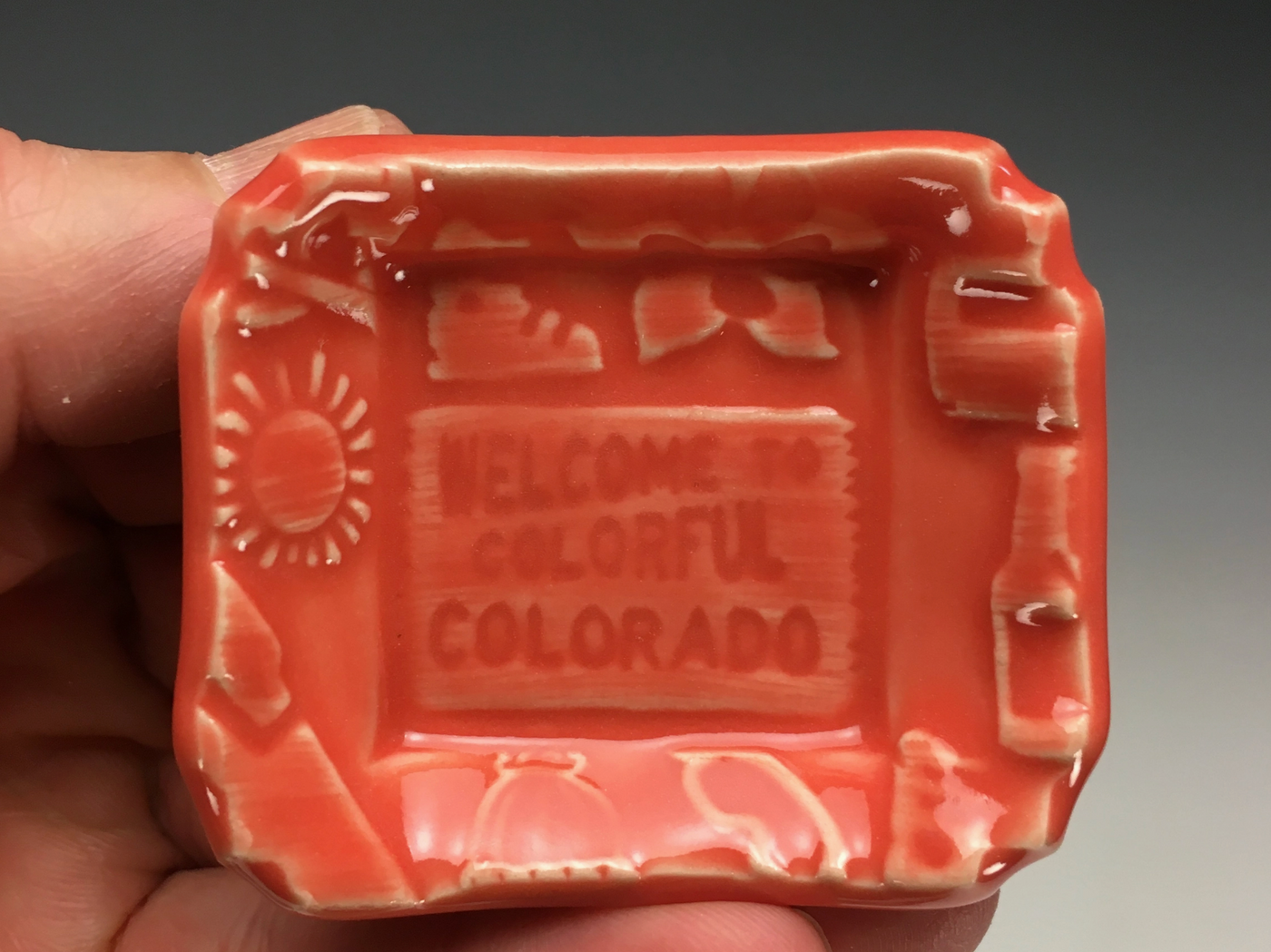 "Welcome To Colorful Colorado" Little Dishes