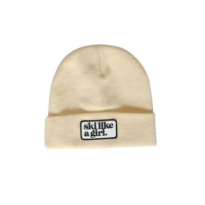 Ski Like A Girl Patch SLAG Beanie