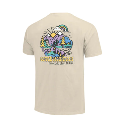 Groovy Mountains Copper Mountain Colorado Short Sleeve Shirt