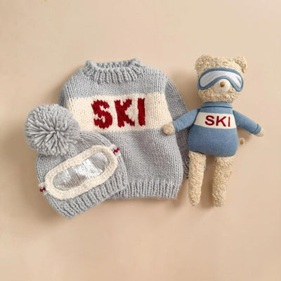 Ski Sweater, Bowie Grey Kids and Baby Apparel Cardigan
