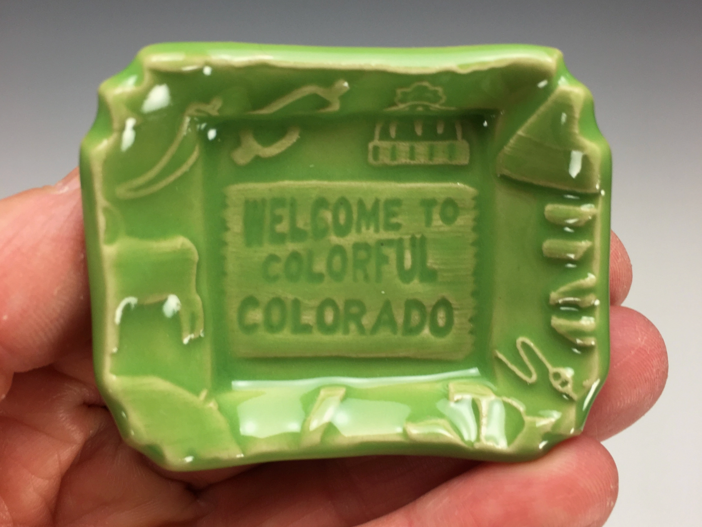 "Welcome To Colorful Colorado" Little Dishes