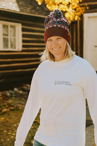 Friends On A Powder Day Colorado Crewneck by Mar Franzese