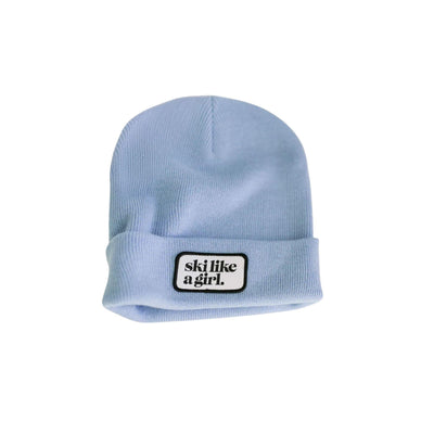 Ski Like A Girl Patch SLAG Beanie