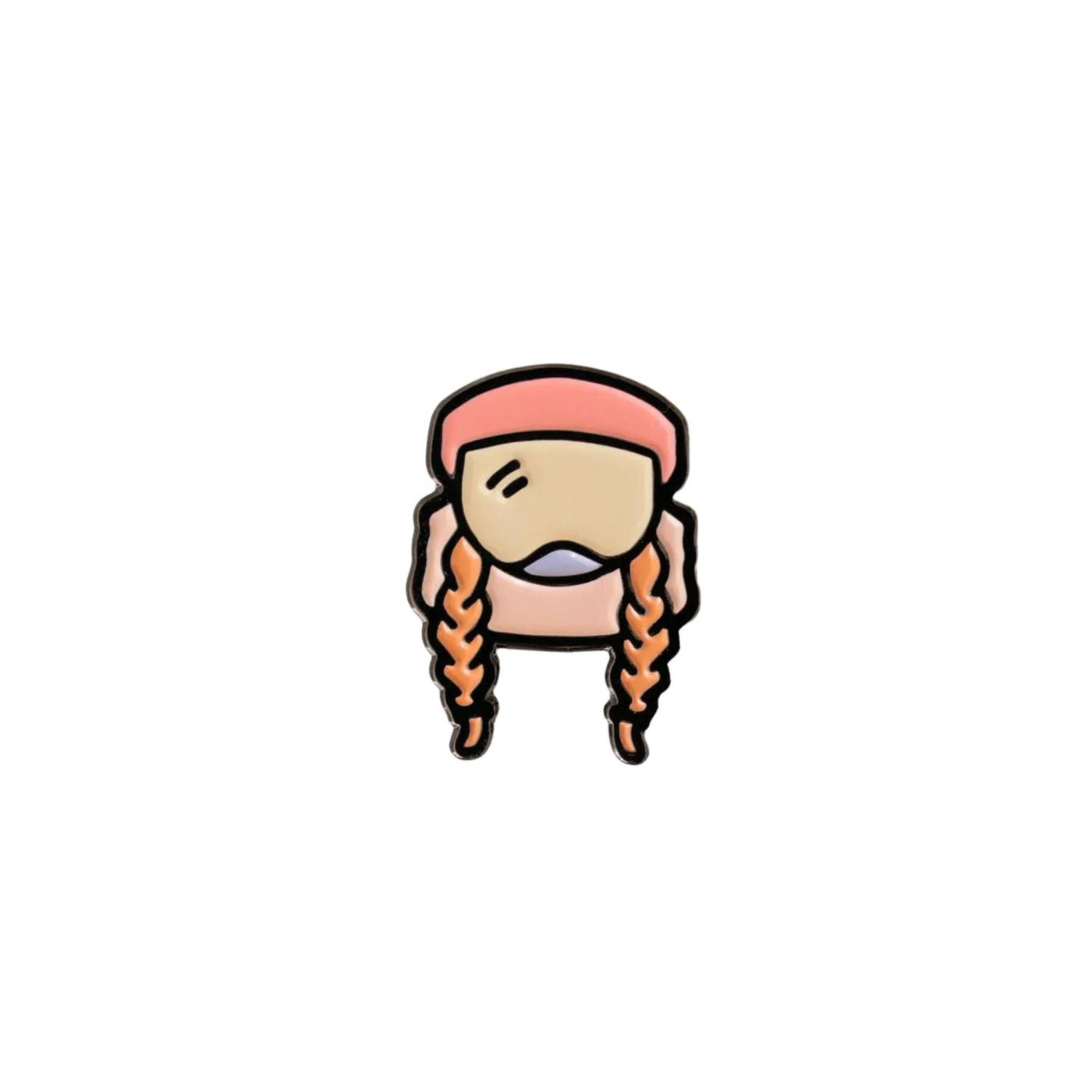 Sendy Ski Like A Girl Enamel Pin