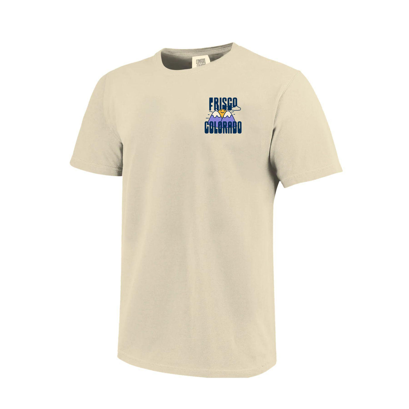 Retro Mountain Doodle Frisco Colorado Short Sleeve Shirt