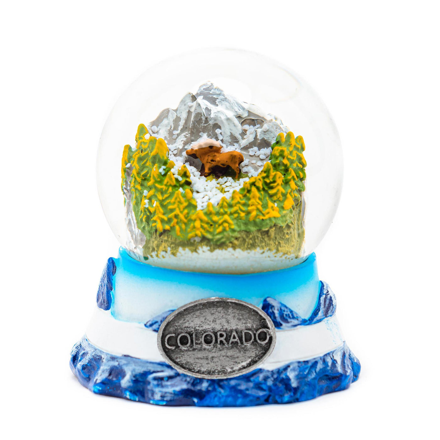 Large Standing Moose Snow Globe