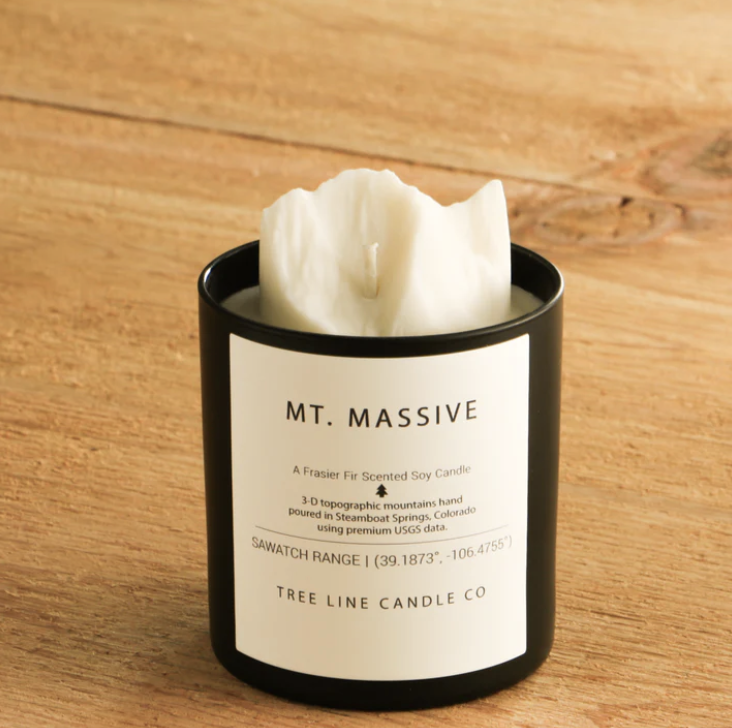 Mount Massive Peak Candles by Tree Line Candle CO