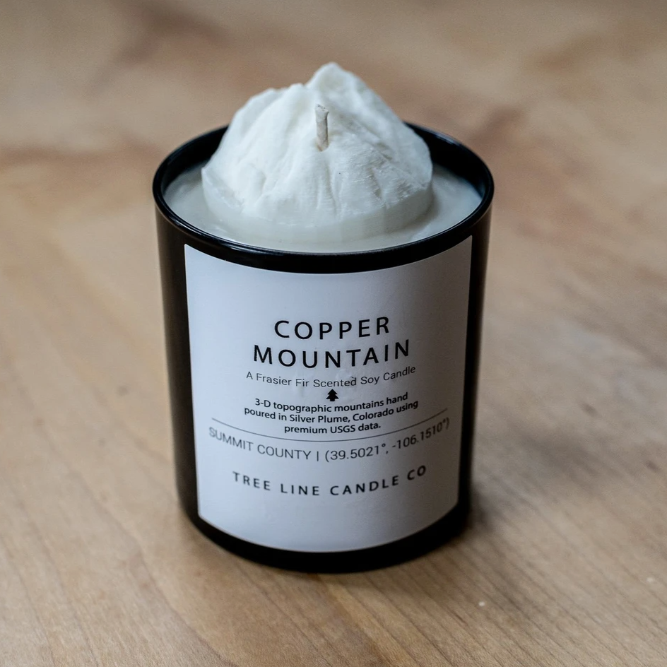 Copper Mountain Peak Candle by Tree Line Candle CO