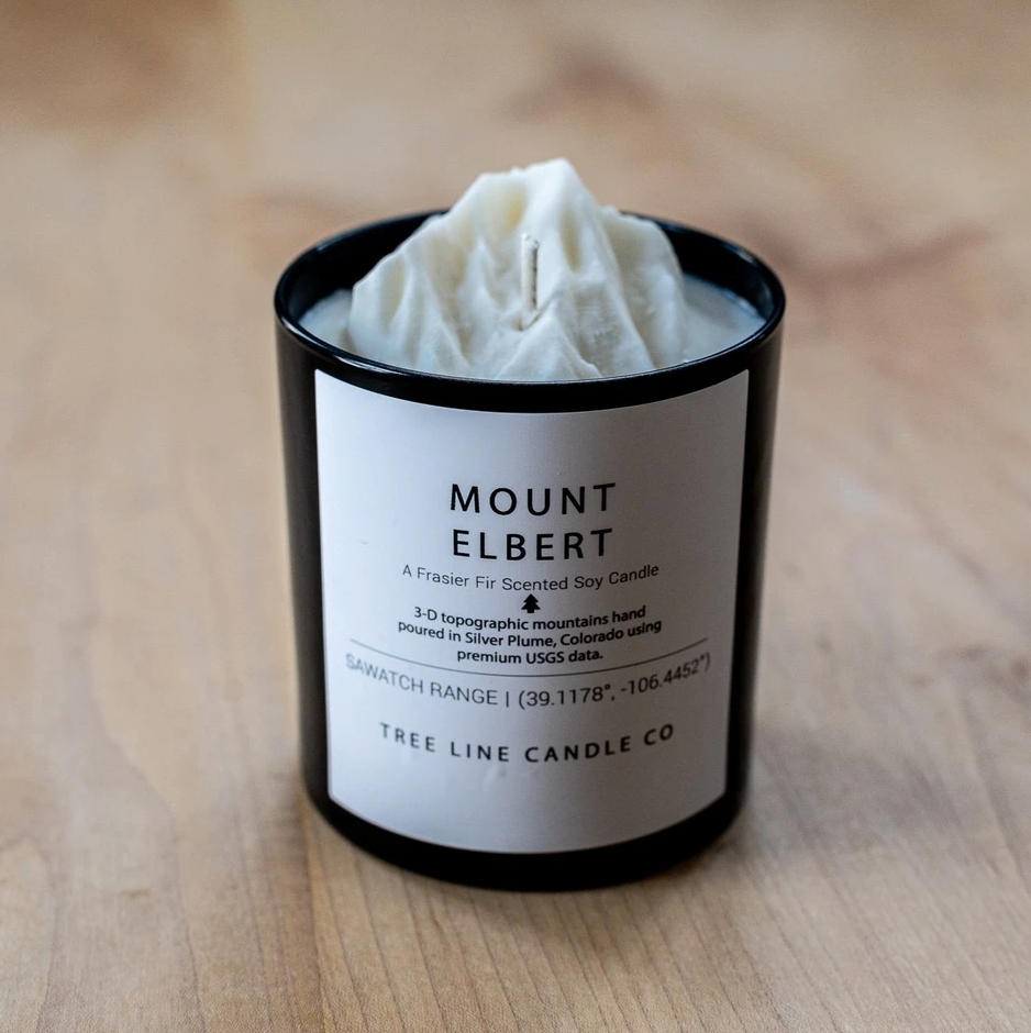 Mount Elbert Peak Candles by Tree Line Candle CO