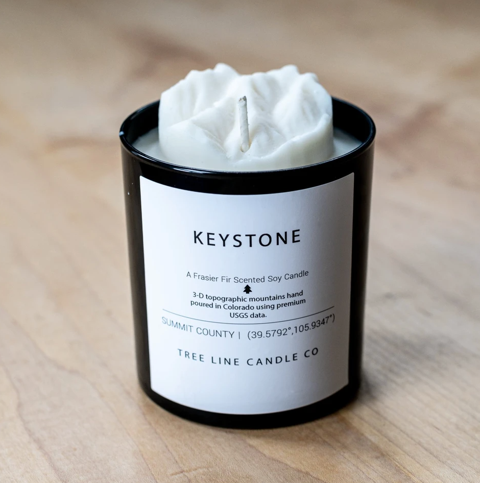 Keystone Peak Candles by Tree Line Candle CO