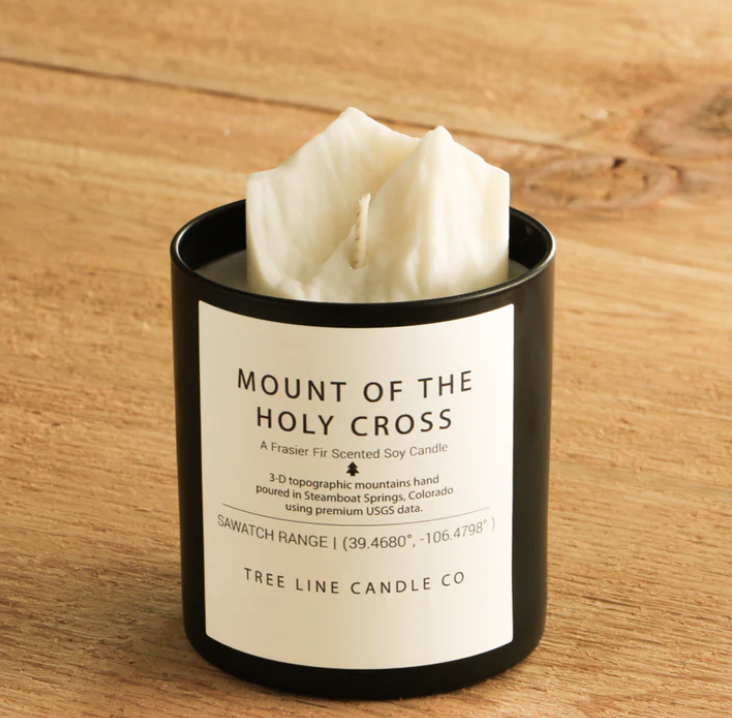 Mount of the Holy Cross Peak Candles by Tree Line Candle CO (Copy)