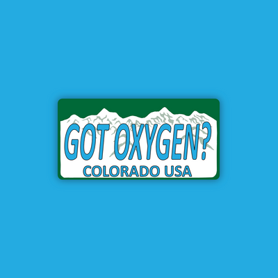 Got Oxygen Colorado Sticker